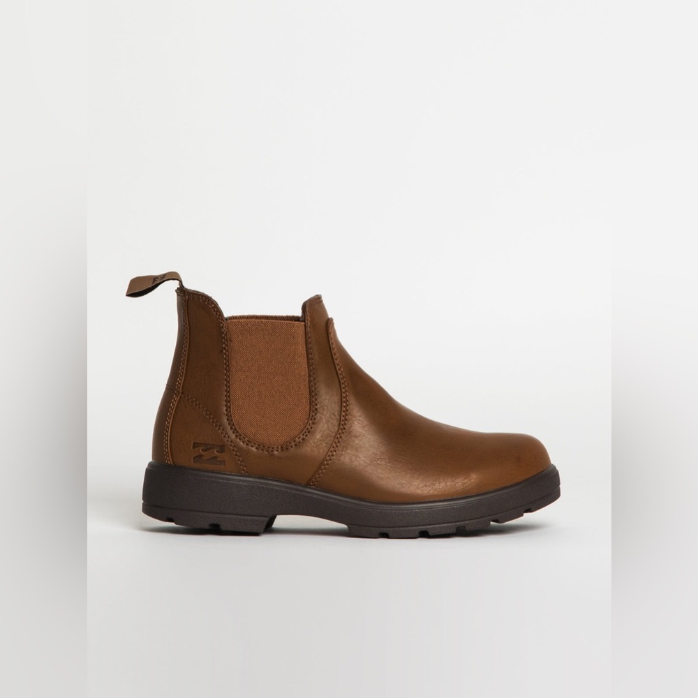 Billabong Tahoe Chelsea Boot Womens 8 Brown Water Resistant Light Pull Tab NWOB